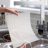 4Pcs/lot 45x30cm Transpare Meal Mat Waterproof Oil Proof Table Mat Cabinet Drawer Refrigerator Mat Outdoor Picnic Mat