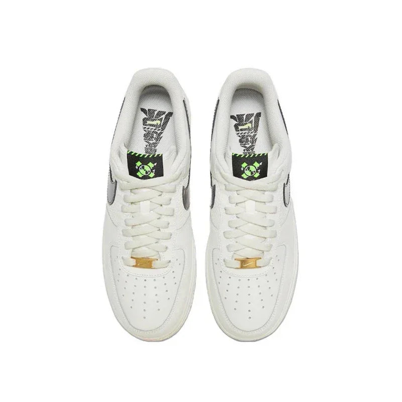 NIke Air Force 1 07 Bits For Men And Women, Embarkation , Classics, All White, Casual Sneakers, Af 1 Sports Zelongmulti Role Boa
