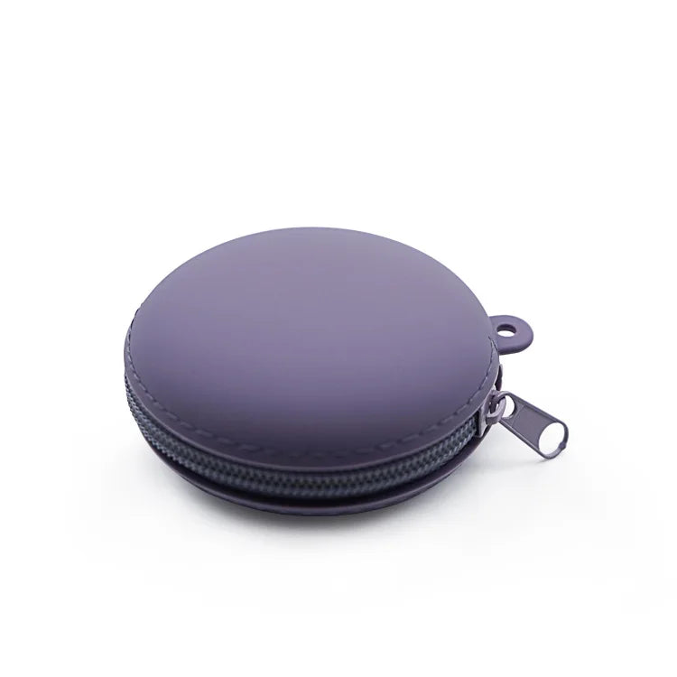 Small Purse Silica gel Handbags For Women Round Shape Mini Luxury Designer Female Messenger Coin Purse
