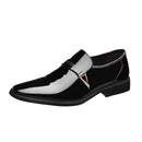 Business Leather Shoes for Men British Style Men's Office Dress Shoes Comfortable Slip-on Male Loafers Hot Daily Casual Shoes