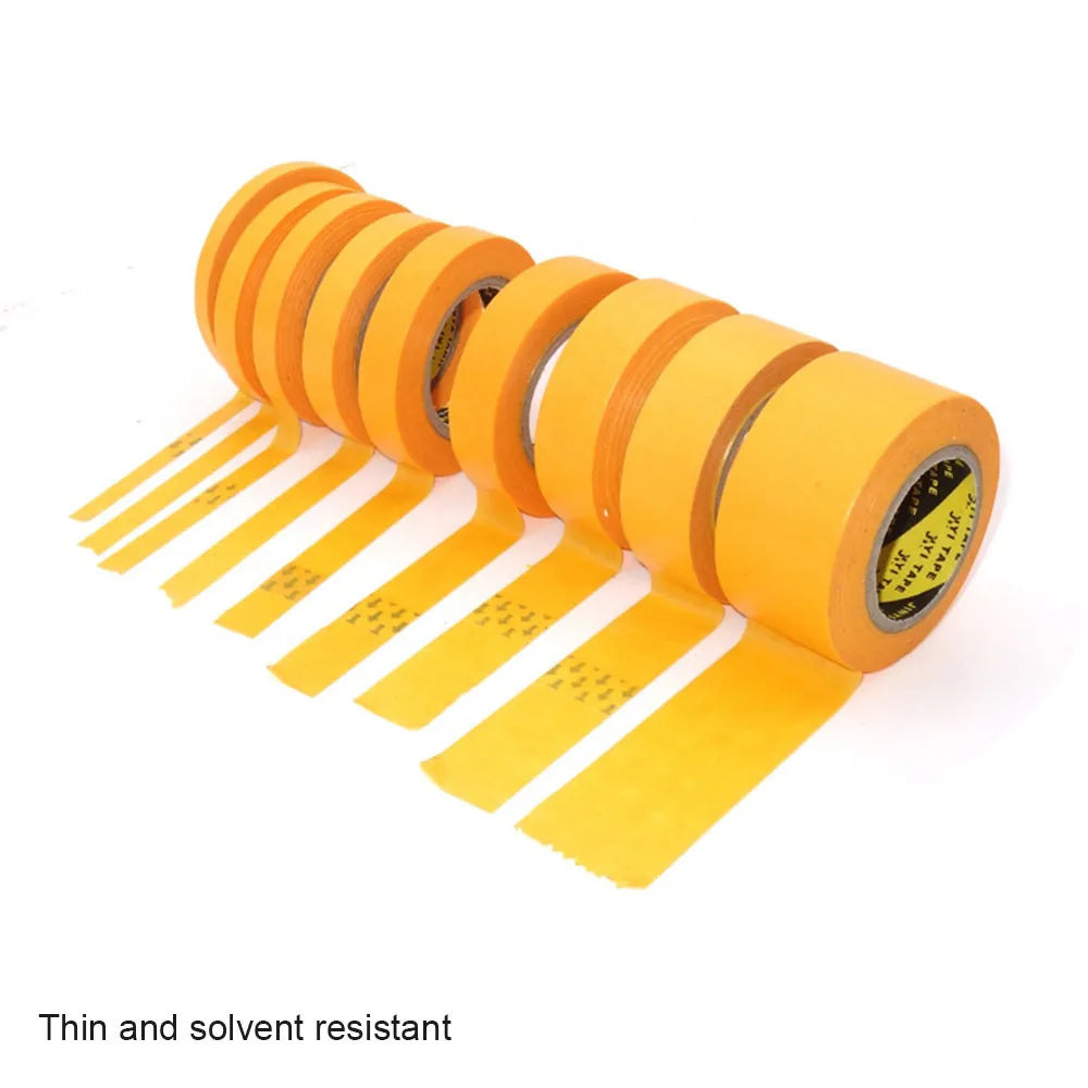 3/4/9 Rolls Model Masking Tape Fine Line DIY Cover Tape for Hobby Gundam Model Paint Tool 1/2/3/6/8/10/12/15/18/20/24/30mm