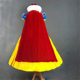 Halloween Party Costume Adult Cosplay Plus Size Cartoon Princess Snow White Dress Girl Princess Dress Women Adult Clothing