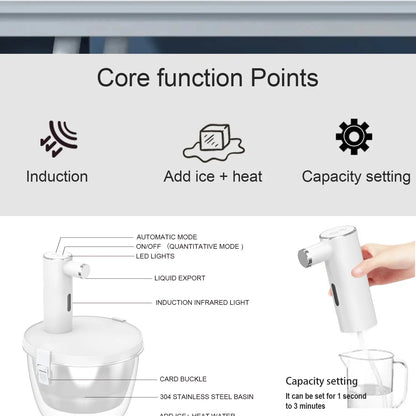 Smart Quantitative Alcohol Dispenser Professional High End Whiskey Pump Dispenser Liquor Pump Adjustable Electric Wine Decanter