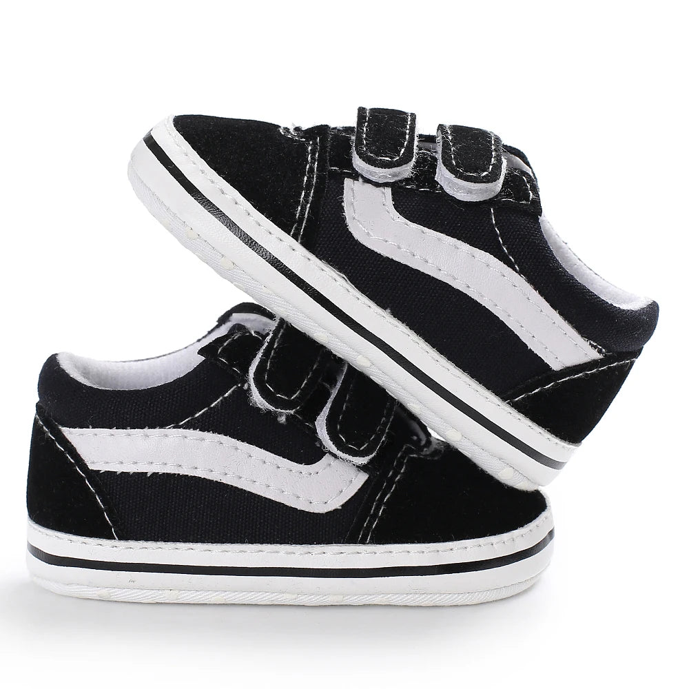 Newborn Baby Canvas Shoes Anti-slip Soft Baby Boy Girl Sneakers Casual Multi-Color Toddler First Walkers Crib Shoes