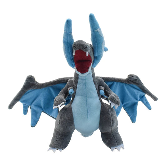 Mega Charizard de peluche de algodón, juguetes de animales, regalos de colección para niños, 22 cm 