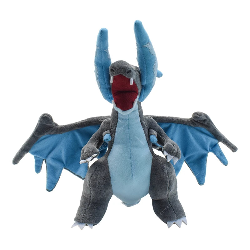 Mega Charizard Stuffed Cotton Plush Dolls, Animal Toys, Coleção Presentes para Crianças, 22cm