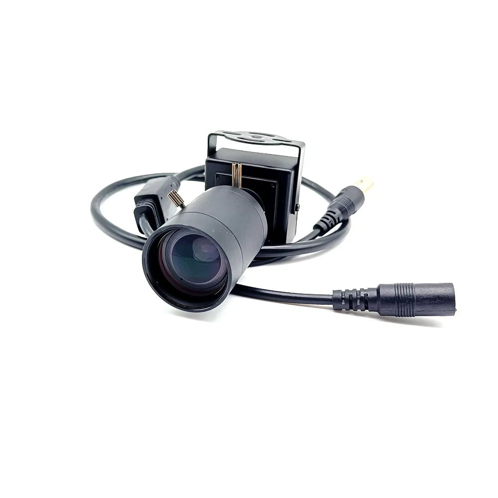 Minicámara de seguridad analógica CCTV de 35 mm con lente de enfoque manual M12 de 5-50 mm, 1080P AHD/CVBS, OSD, para vehículo
