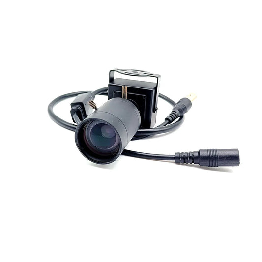 Minicámara de seguridad analógica CCTV de 35 mm con lente de enfoque manual M12 de 5-50 mm, 1080P AHD/CVBS, OSD, para vehículo