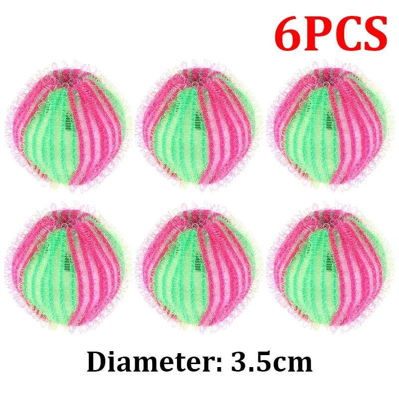 Washing machine lint ball, hair filter, floating lint remover, catcher, reusable dirty collection, cleaning balls, 12 pcs, 6pcs