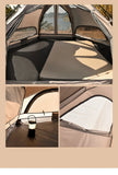 Fully automatic mushroom tent Outdoor camping field camping folding portable quick opening thickened rain proof   tent