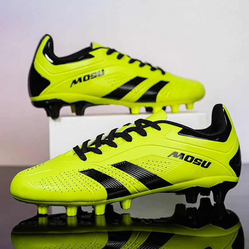 Zapatillas de fútbol para hombre, para exteriores, TF/FG, unisex, para entrenamiento, partido, de alta calidad, ultraligeras, antideslizantes y ligeras.