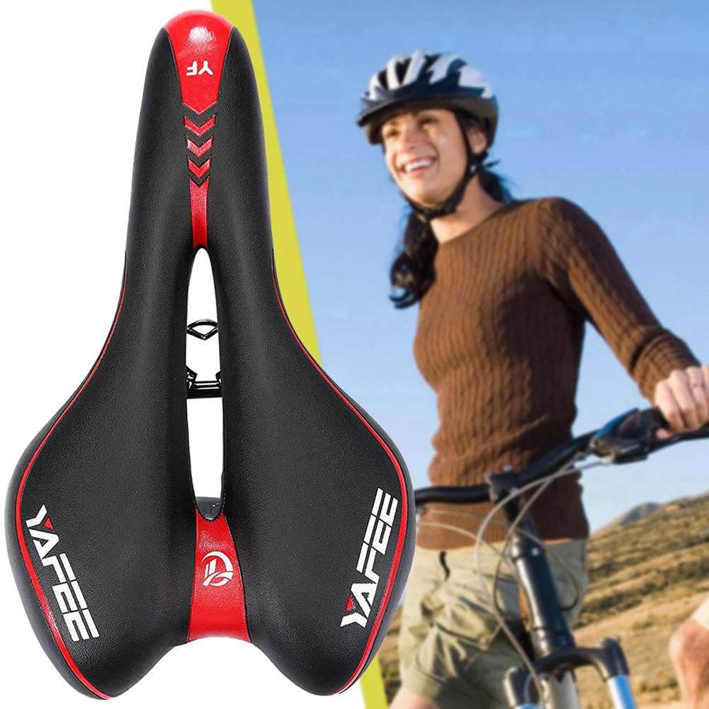 Mountain Bicycle Saddle Road Bike Seat Comfortable Soft Cycling Cushion Exercise Wearable Hollow Soft Bike Accessories For Sport