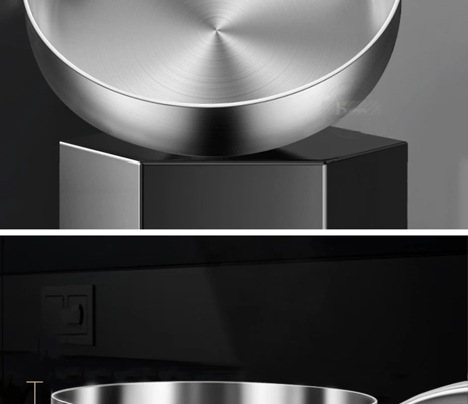 316 Stainless Steel Frying Pan 20cm Uncoated Wok Pan Non Stick Pots Household Cooking Pot Kitchen Cookware Steak Frying pan