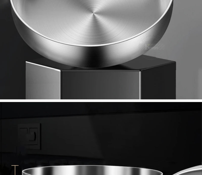 316 Stainless Steel Frying Pan 20cm Uncoated Wok Pan Non Stick Pots Household Cooking Pot Kitchen Cookware Steak Frying pan