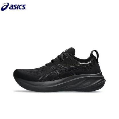 Zapatillas de running originales Asics Nimbus 26 para hombre, de caña baja, con amortiguación, para exteriores, antideslizantes y transpirables.
