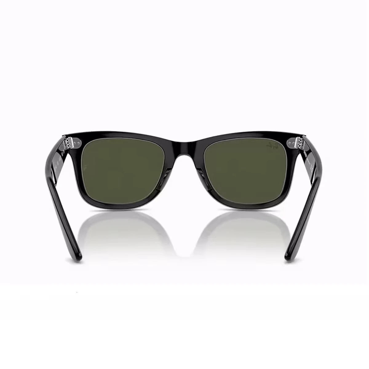 Original RayBan Classic RB2140 2140F WAYFARER Square Sunglasses with Glass Lenses, Glossy Frame, UV Protection, and Premium Eyewear in Box