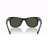 Original RayBan Classic RB2140 2140F WAYFARER Square Sunglasses with Glass Lenses, Glossy Frame, UV Protection, and Premium Eyewear in Box