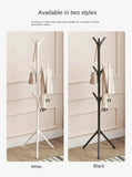Floor Standing Clothes Rack Tree Branch Shape Multi Hook Mobile and Convenient Coat Rack for Home Living Room Clothing Storage