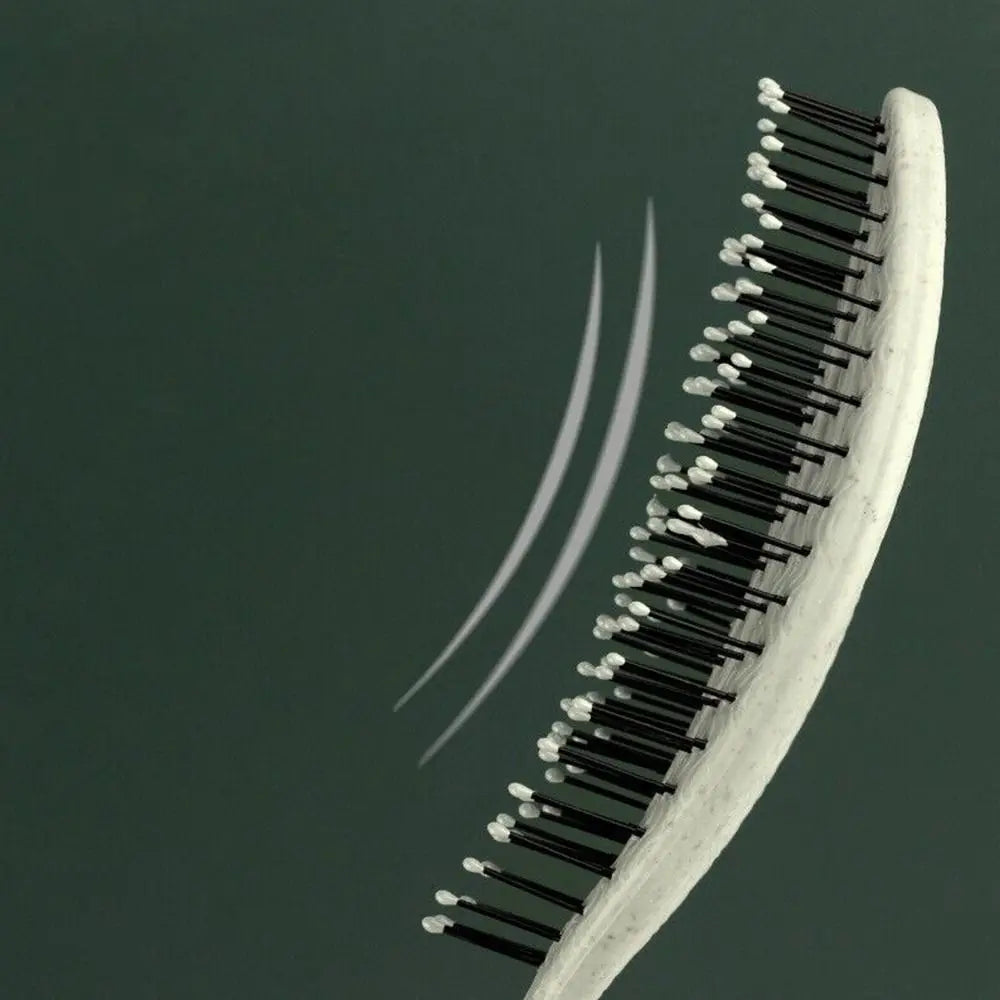 Peine de masaje elástico, peine para cabello enredado, cepillo desenredante, cepillos para cabello rizado húmedo, peine de barbero, herramientas de peluquería