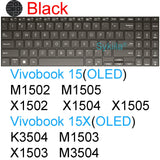 Keyboard Cover for ASUS Vivobook Pro 15 15X OLED GO S S15 N6506 S5507 S5506 M5506 X1505 M1505 K3504 Silicone Protector Skin Case