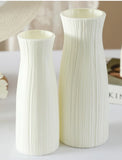 4066 Simple Plastic Vase Silver Willow Hydroponic Flowers Artificial Flower Vase Desktop Living Room Decoration Ornaments