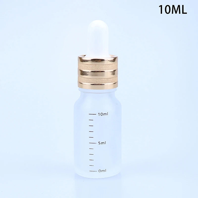 5ml-100ml Dropper Bottles With Scale Reagent Eye Drop Sanding Glass Aromatherapy Liquid Pipette Bottle Refillable Bottles Travel