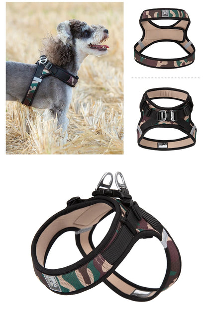 Truelove Pet harness For small and medium Dog Breathable Nylon Mesh Outdoor Training Adjustable Chest Heavy Duty TLH3013