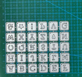 Letter Metal Cutting Dies Stencil Template Die Cut Scrapbooking Embossing Dies Art Decoration Craft Knife Mold
