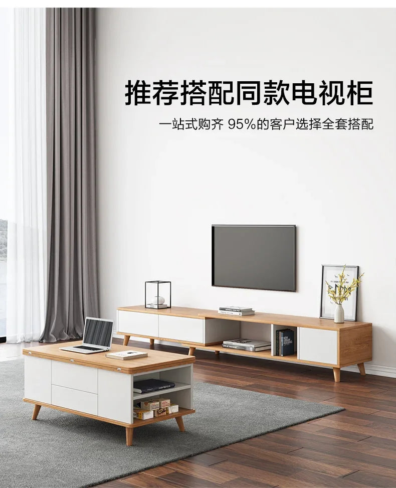 Lift Up Storage Coffee Table Trau White High Modern Nordic Coffee Table Minimalist Apartment Couchtisch Home Furniture
