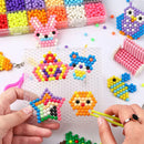 DIY Water Spray Magic Sticky Beads Toy Set Children's Handmade Puzzle Craft Kit Sensory Crystal Beads Kids Art Educational Gifts