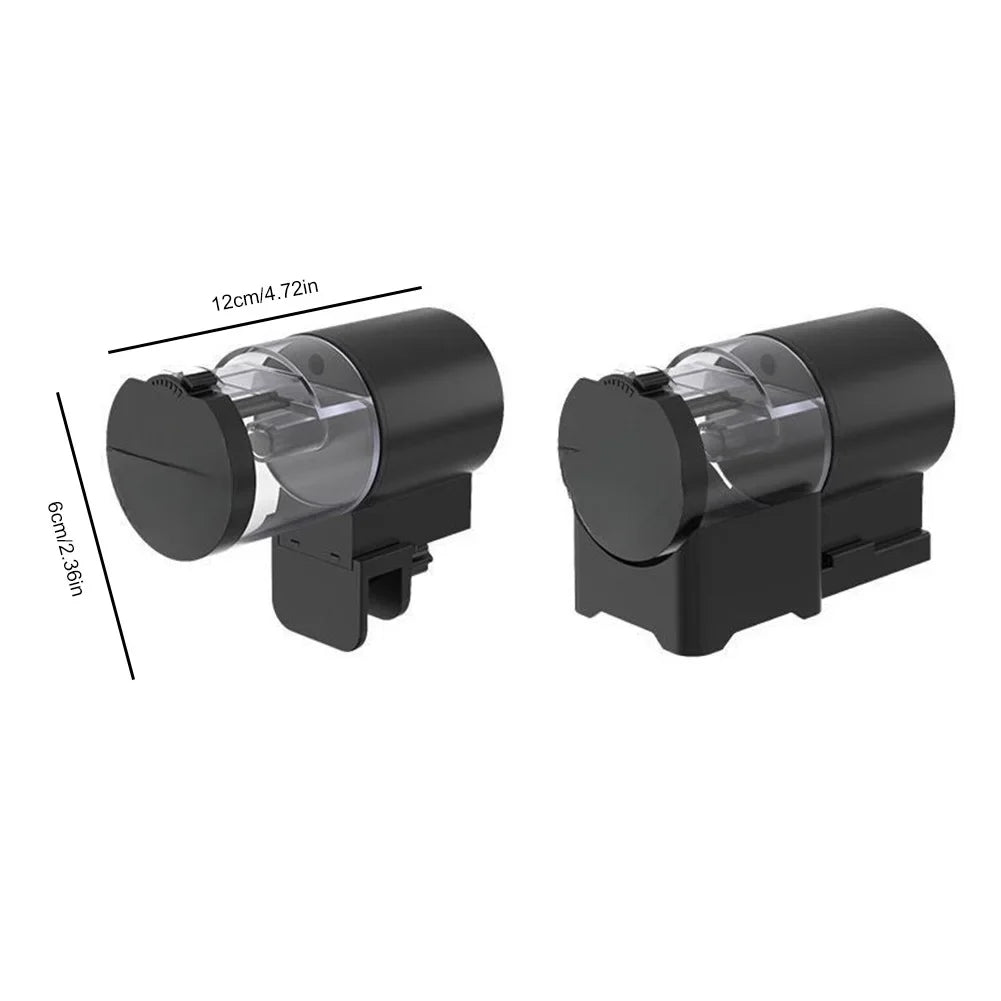 Automatic Fish Tank Feeder Digital Timer Food Dispenser For Aquarium Pond Turtle Intelligent Control Vacation Feeding Device