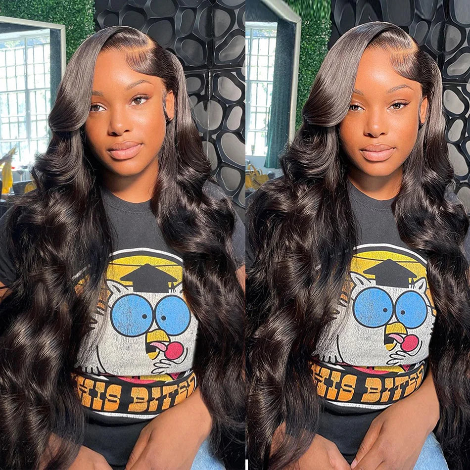 30 40 Inch 13x4 13x6 HD Body Wave Lace Front Wigs Pre-Plucked Loose Wave Lace Frontal Wig Water Wave Human Hair Wigs for Women