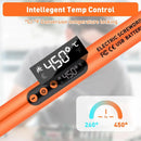 1000mAh USB LED Digital Electric Soldering Iron Kit Mini Cordless Adjustable Temperature 300-450℃ Smart Welding Solder Tool