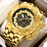 YaLaLuSi Men's Quartz Watch Dominant Design Multi Functional Practical Style Elegant Timepiece for Gentlemen