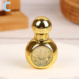 Mini Glass Roll on Bottle Hot Stamped Silver Rollerbal Essential Oil Container Blending Perfume Bottle Empty Essential OilBottle