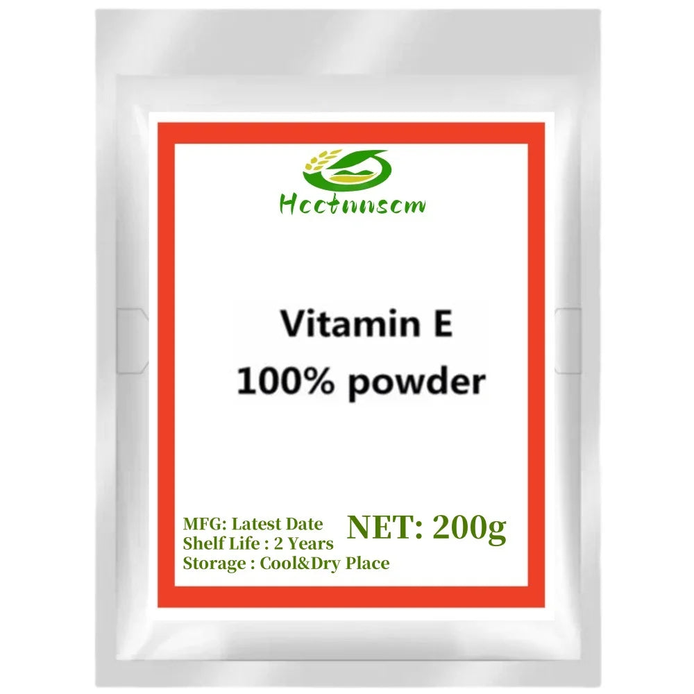 Suplementos de vitamina E en polvo y tocoferol. Suero regenerador antiarrugas. Blanqueador para acné localizado.