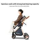 Baby Stroller 3‑in‑1 Travel System Pushchair Lightweight Pram from Birth All‑Terrain Baby Buggy Compact Fold Stroller Summer