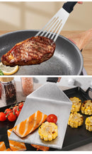 Kitchen Stainless Steel Scraper Cooking Spatula Barbecue Spatula Plate Barbecue Spatula Hamburger Spatula Cooking Utensils