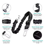 Dog safety leash pet car seat belt dog traction seat belt buffer elastic safety rope traction leash dog traction leash