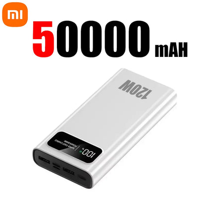 Xiaomi 120W Super Fast Charge 200000 mAh Large Capacity Power Bank Portable Mobile Power Bank for Apple Xiaomi Vivo Samsung