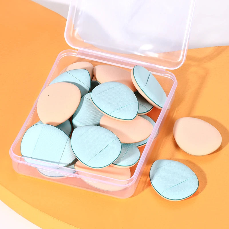 5/10/20Pcs Mini Finger Sponge Puff For Makeup Foundation Powder Detail Face Concealer Cream Blend Cosmetic Sponges Accessories