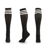 Unisex Compression Socks Football Socks Non-slip Long Tube Knee High Stockings Socks Striped Soccer Socks Running Sports Socks