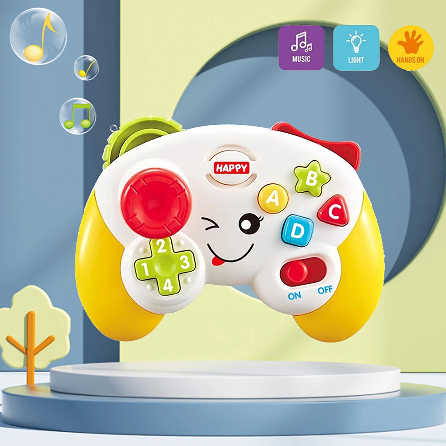 Puzzle early education parent-child interaction children's toys, electric games, music controllers, early education lights