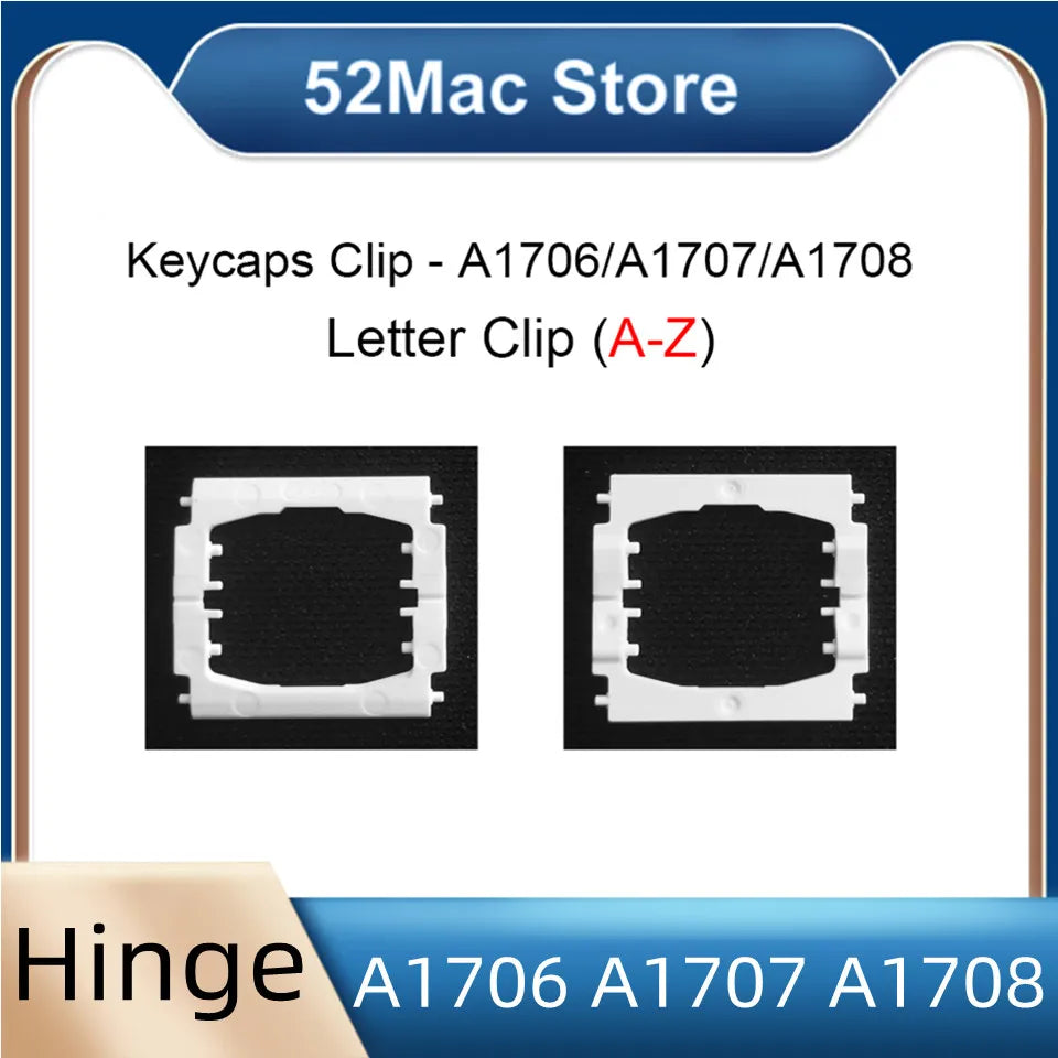 10pcs/Lot A1706 A1707 A1708 Letter keys Keycaps Hinges White Butterfly Clips For Macbook Pro Retina 13" 15" Keyboard Repair