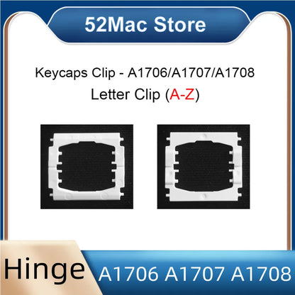 10pcs/Lot A1706 A1707 A1708 Letter keys Keycaps Hinges White Butterfly Clips For Macbook Pro Retina 13" 15" Keyboard Repair