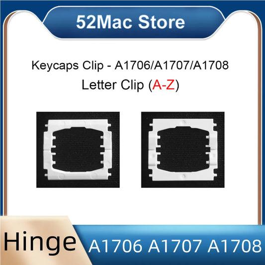 10pcs/Lot A1706 A1707 A1708 Letter keys Keycaps Hinges White Butterfly Clips For Macbook Pro Retina 13" 15" Keyboard Repair