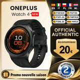 Smartwatch OnePlus Watch 4 – Tela LTPO AMOLED, GPS Dual, Resistência Militar e Bateria de Longa Duração