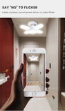Bombilla LED plegable E27 de 28 W, CA 220 V/110 V, 40 bombillas deformables para iluminación de techo del hogar, almacén y garaje, luz blanca de 6500 K.