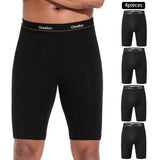 4pcs Set Cotton Long leg Boxer Men Underwear Male Brand Panties And Underpants For Homme Luxury Set Shorts Box Slip Briefs Soft
