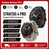 2026 Zeblaze Stratos 4 Pro Gps Smart Watch 1.43'' Amoled Display Dual Color Flashlight Music Storage 170+ Exercise Modes Smartwatch